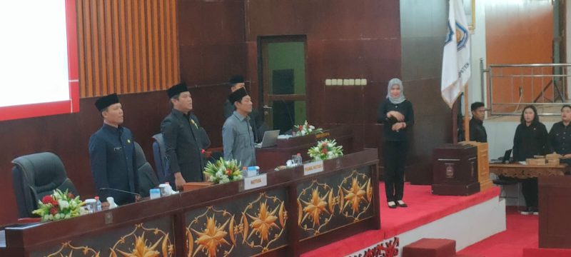 DPRD Murung Raya Paripurna Pembentukan Fraksi