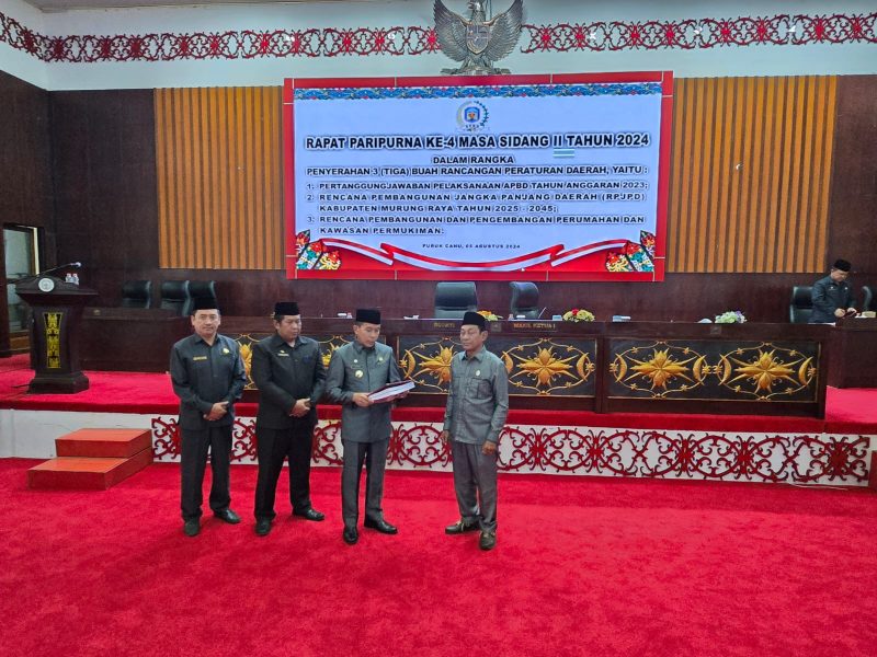 DPRD Terima Tiga Raperda dari Pemerintah