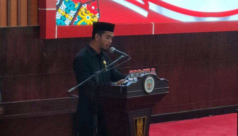Juru bicara Fraksi Partai Nasdem H Fahriadi