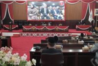 DPRD dan Pemkab Murung Raya Paripurna Mendengarkan Pidato Kenegaraan Presiden