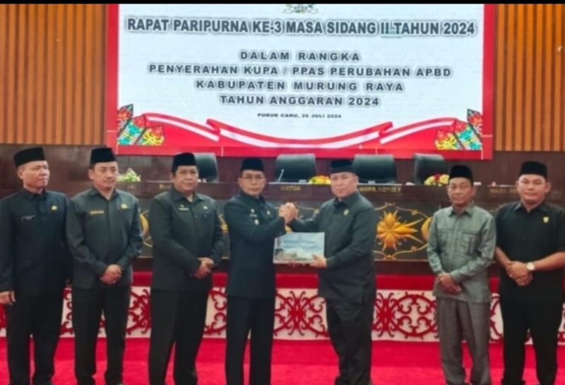DPRD Murung Raya Terima KUA PPAS APBD