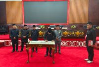 Penandatanganan kesepakatan Kebijakan Umum Anggaran dan Prioritas Plafon Anggaran Sementara (KUA-PPAS) APBD tahun anggaran 2025 oleh DPRD dan Pemkab Mura, Selasa (5/11).