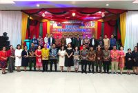 KEBERSAMAAN : Ketua Dewan Hadiri Natal Oikumene, Pegawai ASN, TNI, Polri dan masyarakat Kabupaten Murung Raya 2024, Minggu malam (1/12).