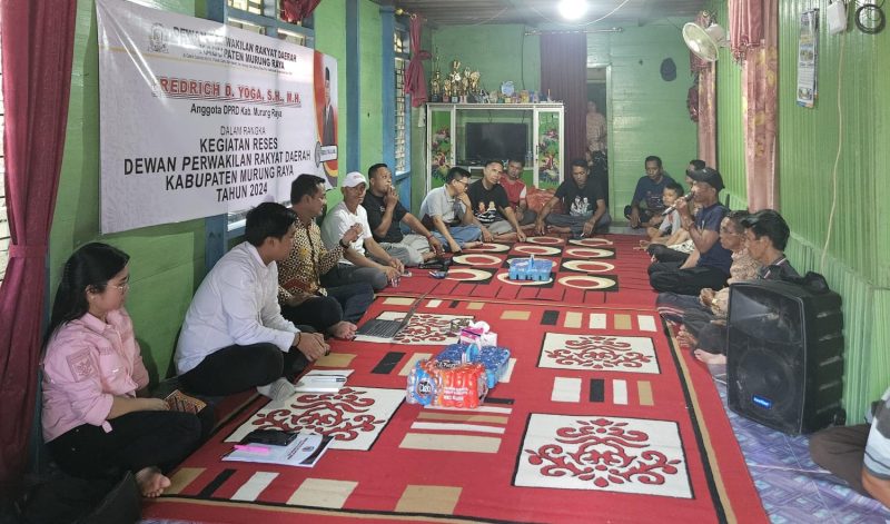 Reses Perdana, Dominggus Yoga Menghimpun data serta informasi aspirasi masyarakat di desa