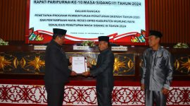 DPRD Murung Raya (Mura) menggelar Rapat Paripurna Ke 10 Masa Sidang III Tahun 2024