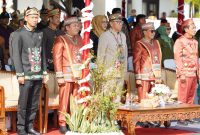 Heriyus Pimpin Apel Hari Jadi Kabupaten Murung Raya ke- 23