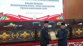 Pemkab Murung Raya Serahkan Rancangan P-KUA dan P-PPAS