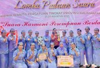 Mantap! DWP Murung Raya Juara I Lomba Paduan Suara Tingkat Provinsi Kalteng