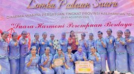 Mantap! DWP Murung Raya Juara I Lomba Paduan Suara Tingkat Provinsi Kalteng