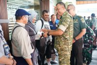 Menyambut datangnya Bulan Suci Ramadan 1447 Hijriah, Komandan Korem 052/Wijayakrama Brigjen TNI Faizal Rizal, S.I.P. memberikan pengarahan kepada seluruh prajurit dan Pegawai Negeri Sipil (PNS) dalam kegiatan Jam Komandan