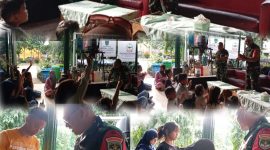 BANGUN KARAKTER GENERASI EMAS 2045, DANRAMIL 03/GROGOL PETAMBURAN MAYOR INF MANATAP RAJAGUKGUK BERIKAN MOTIVASI DAN PESAN MORAL KEPADA ANAK-ANAK PRAJURIT