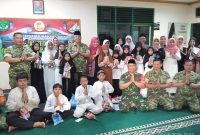 Peduli Sesama, Danramil 03/Grogol Petamburan Mayor Inf Manatap Rajagukguk Berikan Santunan Anak Yatim dari Pondok Yatim dan Dhuafa Yayasan Amal Sholeh Sejahtera Kemanggisan