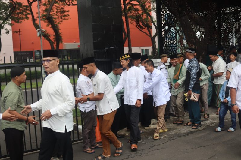Sambut Hari Kemenangan Korem 052/Wkr Gelar Sholat Idul Fitri 1447 H di Masjid Al Ikhlas