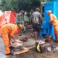 Dukung Program Unggulan Danrem 052/Wkr Brigjen TNI Faizal Rizal, S.I.P.,  Koramil 03/Grogol Petamburan Kerahkan Babinsa Slipi dan Komponen Pendukung Olah Limbah Warga Gunakan Incinerator