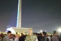 Sukseskan Pesta Rakyat 2026, Danramil 03/Grogol Petamburan Mayor Inf Manatap Rajagukguk Bantu Pengamanan Posko Sembako Jakarta Barat
