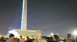 Sukseskan Pesta Rakyat 2026, Danramil 03/Grogol Petamburan Mayor Inf Manatap Rajagukguk Bantu Pengamanan Posko Sembako Jakarta Barat