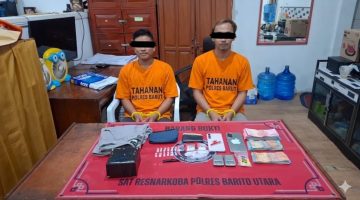 Dua Pengedar Sabu Dibekuk di Desa Sikui, 15 Paket Sabu Siap Edar Diamankan