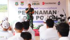 Kasiter Kasrem 052/Wkr Hadiri Penanaman 1.000 Pohon dalam Rangka Hari Bumi 2026