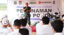 Kasiter Kasrem 052/Wkr Hadiri Penanaman 1.000 Pohon dalam Rangka Hari Bumi 2026