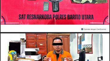 Satresnarkoba Polres Barito Utara Kembali Ungkap Kasus Narkotika di Kelurahan Lanjas