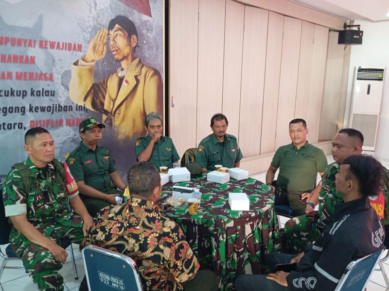 Bangun Sinergi, Babinsa dan Komponen Masyarakat Koramil 03/Grogol Petamburan Hadiri Pembinaan Jaring Mitra Karib Kodim 0503/Jakarta Barat