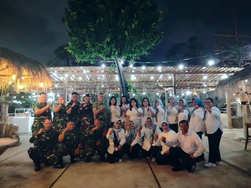 Pererat Kekeluargaan dan Soliditas, Koramil 03/Grogol Petamburan Gelar Syukuran HUT Danramil 03/GP dan Kenaikan Pangkat Anggota