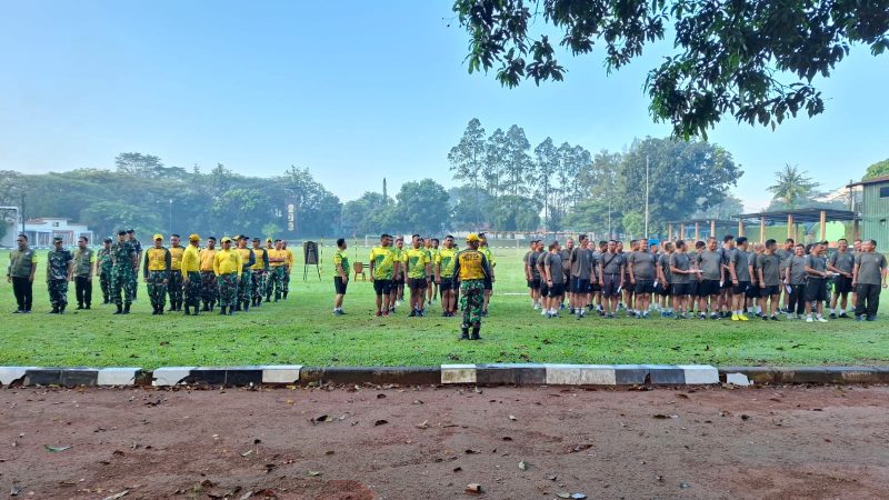 Korem 052/Wijayakrama Gelar Tes Kesamaptaan Jasmani Periodik I Tahun 2026