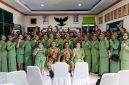 Momen Penuh Haru Acara Lepas Sambut Danramil 03/GP dari Mayor Inf Manatap Rajagukguk kepada Mayor Kav Tri Atmojo