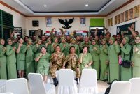 Momen Penuh Haru Acara Lepas Sambut Danramil 03/GP dari Mayor Inf Manatap Rajagukguk kepada Mayor Kav Tri Atmojo