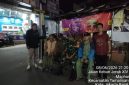 Jaga Kondusivitas Wilayah, Babinsa Koramil 01/TS Bersama Warga Gelar Siskamling dan Pam Swakarsa di Tamansari