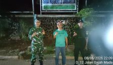 Antisipasi Gangguan Kamtibmas, Koramil 01/Tamansari Gencarkan Patroli Malam di Objek Vital Jakarta Barat