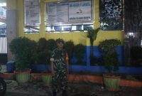 Ciptakan Wilayah Aman dan Kondusif, Koramil 01/Taman Sari Gelar Patroli Malam Hari