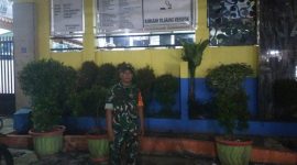 Ciptakan Wilayah Aman dan Kondusif, Koramil 01/Taman Sari Gelar Patroli Malam Hari