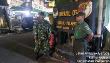 Antisipasi Tawuran dan Kejahatan Malam Hari, Koramil 03/Grogol Petamburan Gelar Patroli di Dua Kecamatan