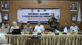 Perkuat Sinergitas Tiga Pilar, Danramil 01/TS Mayor Inf Manatap Rajagukguk Roadshow Perdana Bersama Camat dan Kapolsek Metro Taman Sari