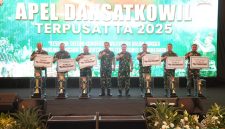 Korem 052/Wijayakrama Ukir Prestasi Nasional, Raih Penghargaan Lomba Karya Bakti TNI AD