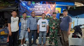 Pererat Kebersamaan, Koramil 01/Taman Sari Gelar Nobar Piala Dunia 2026 Brasil vs Maroko