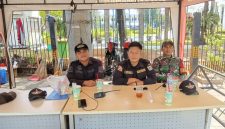 Lestarikan Budaya Sambut HUT Kota Jakarta ke-499, Babinsa Koramil 01/TS Monitor Pengamanan Giat Seni Budaya 'BERKAIN' di Kota Tua