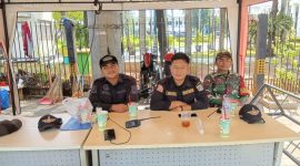Lestarikan Budaya Sambut HUT Kota Jakarta ke-499, Babinsa Koramil 01/TS Monitor Pengamanan Giat Seni Budaya 'BERKAIN' di Kota Tua