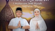 Dandim 0503/Jakarta Barat Letkol Inf Saputra Hakki, S.H., M.P.M. dan Ketua Persit Kartika Chandra Kirana Cabang XVII Dim 0503 JB Ny. Novi Saputra Hakki mengucapkan,