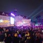Semarak HUT Jakarta Ke-499, Babinsa Koramil 01/Taman Sari Laksanakan Pengamanan Jakarta Light Festival