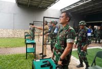 PERERAT SINERGITAS, DANREM 052/WIJAYAKRAMA GELAR COFFEE MORNING DAN LATIHAN MENEMBAK BERSAMA FORKOPIMDA

​