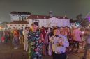 Babinsa Koramil 01/Taman Sari Amankan Event Jakarta Light Festival Hari Ke-2 di Kota Tua Yang Sukses Pukau Ribuan Pengunjung