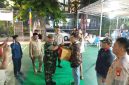 Perkokoh Sinergi TNI-Polri, Koramil 03/GP Gelar Nobar Sepak Bola Gembira Bersama Warga Grogol Petamburan
