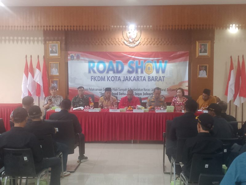Sinergi Tiga Pilar, Danramil 03/GP Mayor Kav Tri Atmojo Hadiri Giat FKDM Roadshow 