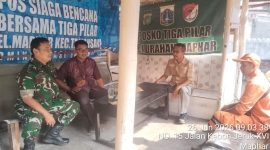 Perkuat Sinergitas Wilayah, Babinsa Koramil 01/Taman Sari Gelar Komsos Bersama Kasipem, FKDM, dan PPSU Kelurahan Maphar