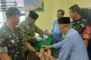 Semarakkan Milad Muhammadiyah ke-114, Danramil 03/GP Mayor Kav Tri Atmojo Hadiri Aksi Sosial 114 Peserta Khitanan Massal, Panen Subuh .Warga, dan Donor Darah di Masjid Nurul Hikmah Tanjung Duren Selatan