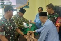 Semarakkan Milad Muhammadiyah ke-114, Danramil 03/GP Mayor Kav Tri Atmojo Hadiri Aksi Sosial 114 Peserta Khitanan Massal, Panen Subuh .Warga, dan Donor Darah di Masjid Nurul Hikmah Tanjung Duren Selatan