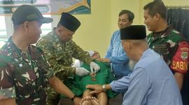 Semarakkan Milad Muhammadiyah ke-114, Danramil 03/GP Mayor Kav Tri Atmojo Hadiri Aksi Sosial 114 Peserta Khitanan Massal, Panen Subuh .Warga, dan Donor Darah di Masjid Nurul Hikmah Tanjung Duren Selatan
