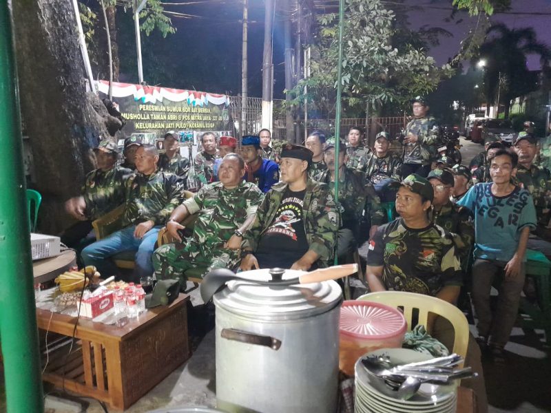 Perkokoh Silaturahmi, Koramil 03/Grogol Petamburan Gelar Nobar Babak 32 Besar Piala Dunia 2026 Bersama Mitra Jaya dan Elemen Masyarakat Kelurahan Jatipulo